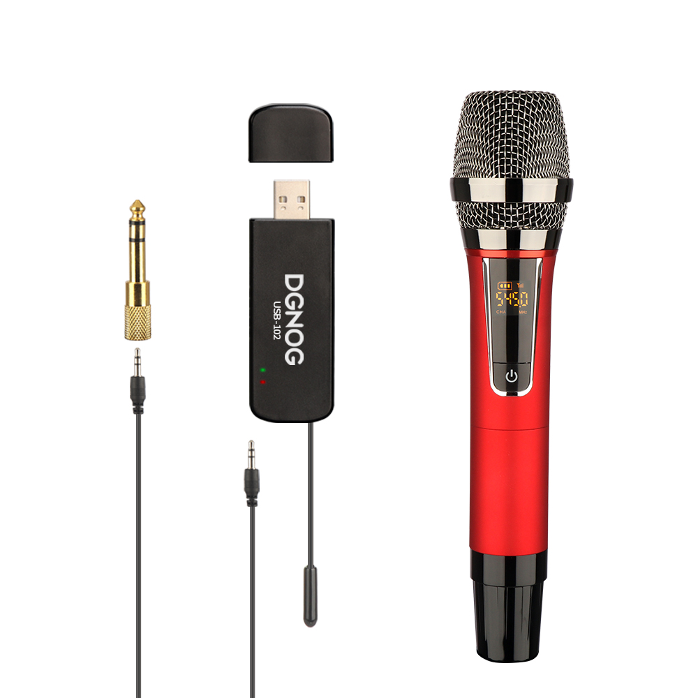 ELEGAUDIO USB-101 1-channel UHF wireless handheld microphone system