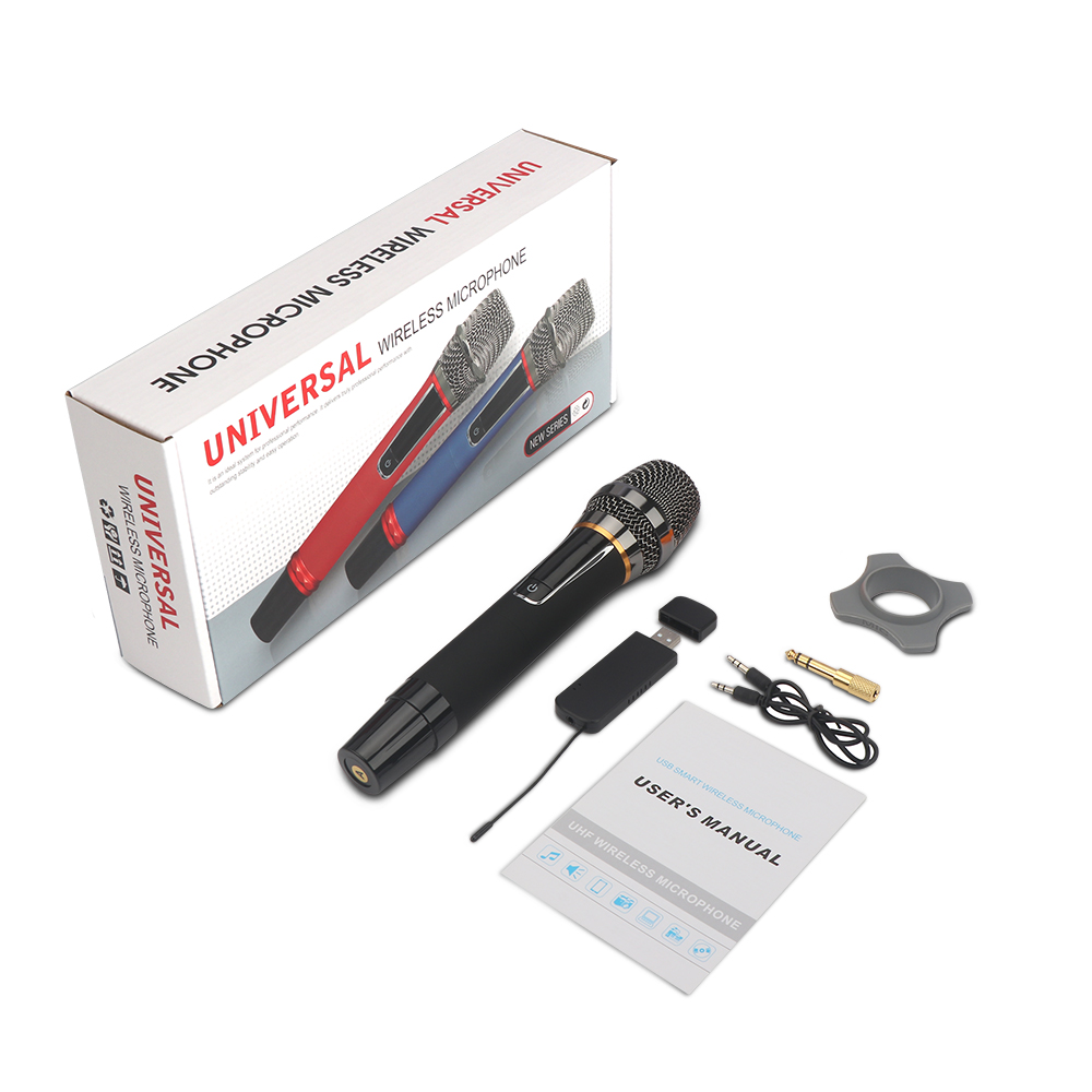 ELEGAUDIO USB-101 1-channel UHF wireless handheld microphone system