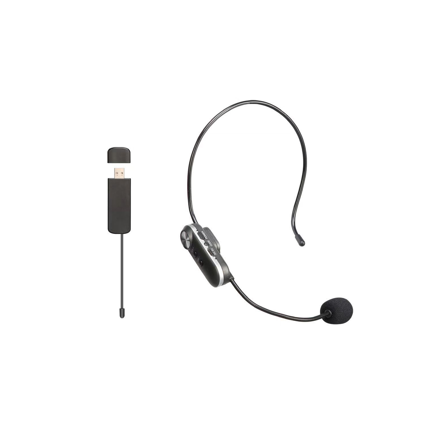ELEGAUDIO USB-101H 1-channel UHF wireless headset microphone system
