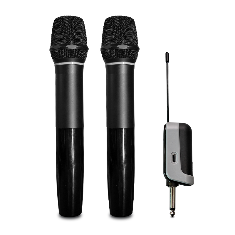 ELEGAUDIO YX-296U 2-channel rechargeable UHF wireless microphone system
