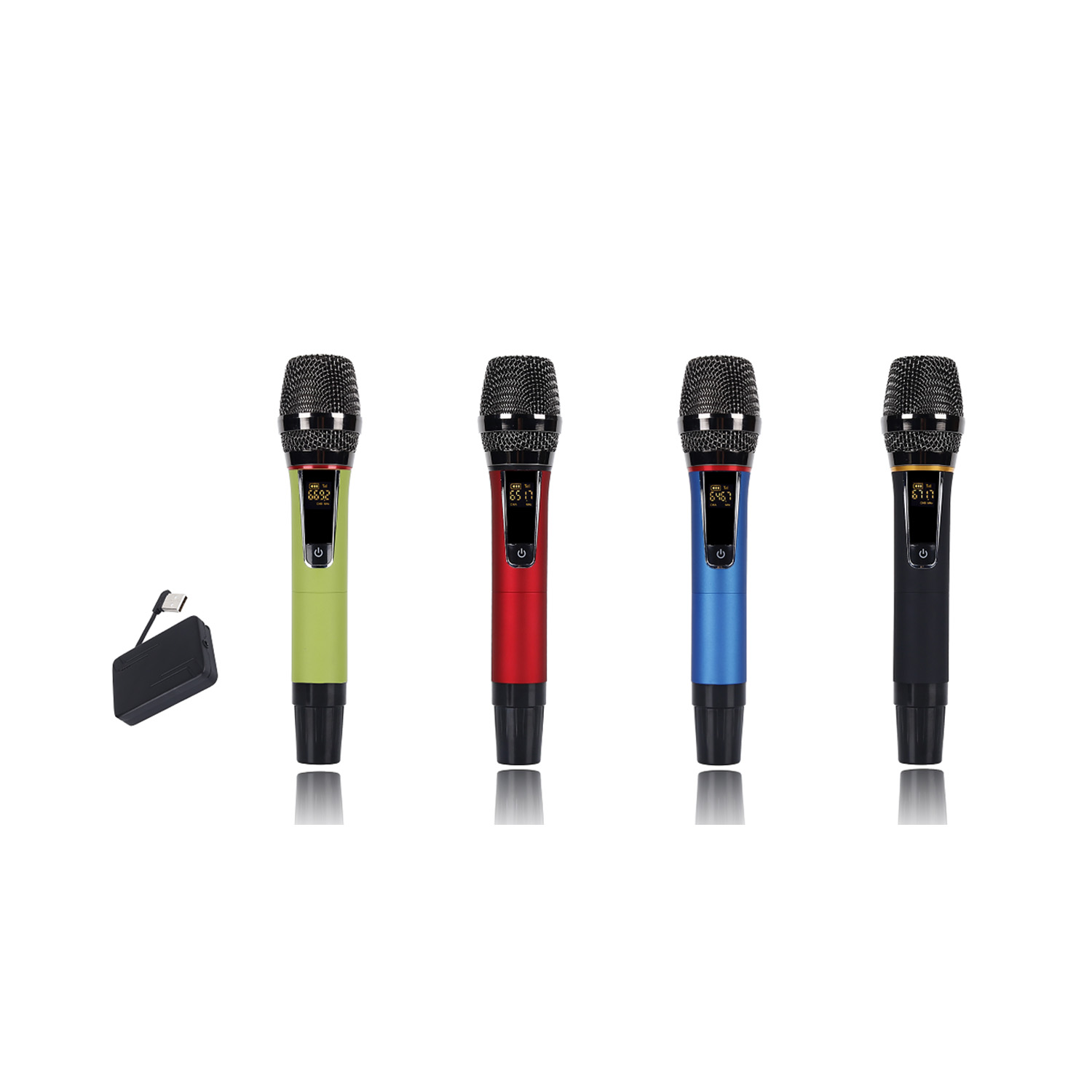 ELEGAUDIO USB-104 four-channel UHF wireless microphone receiver
