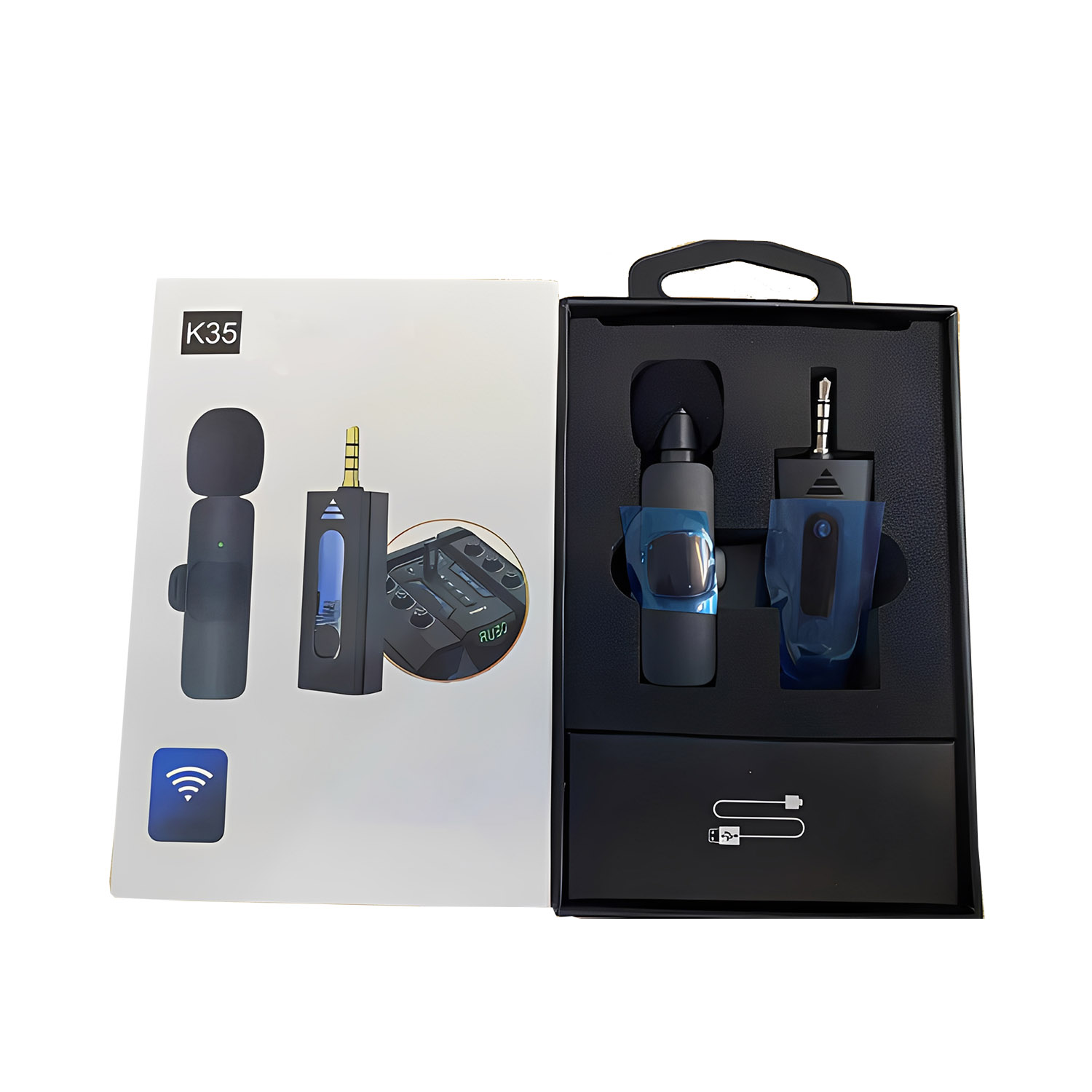 ELEGAUDIO K35 wireless lavalier microphone system