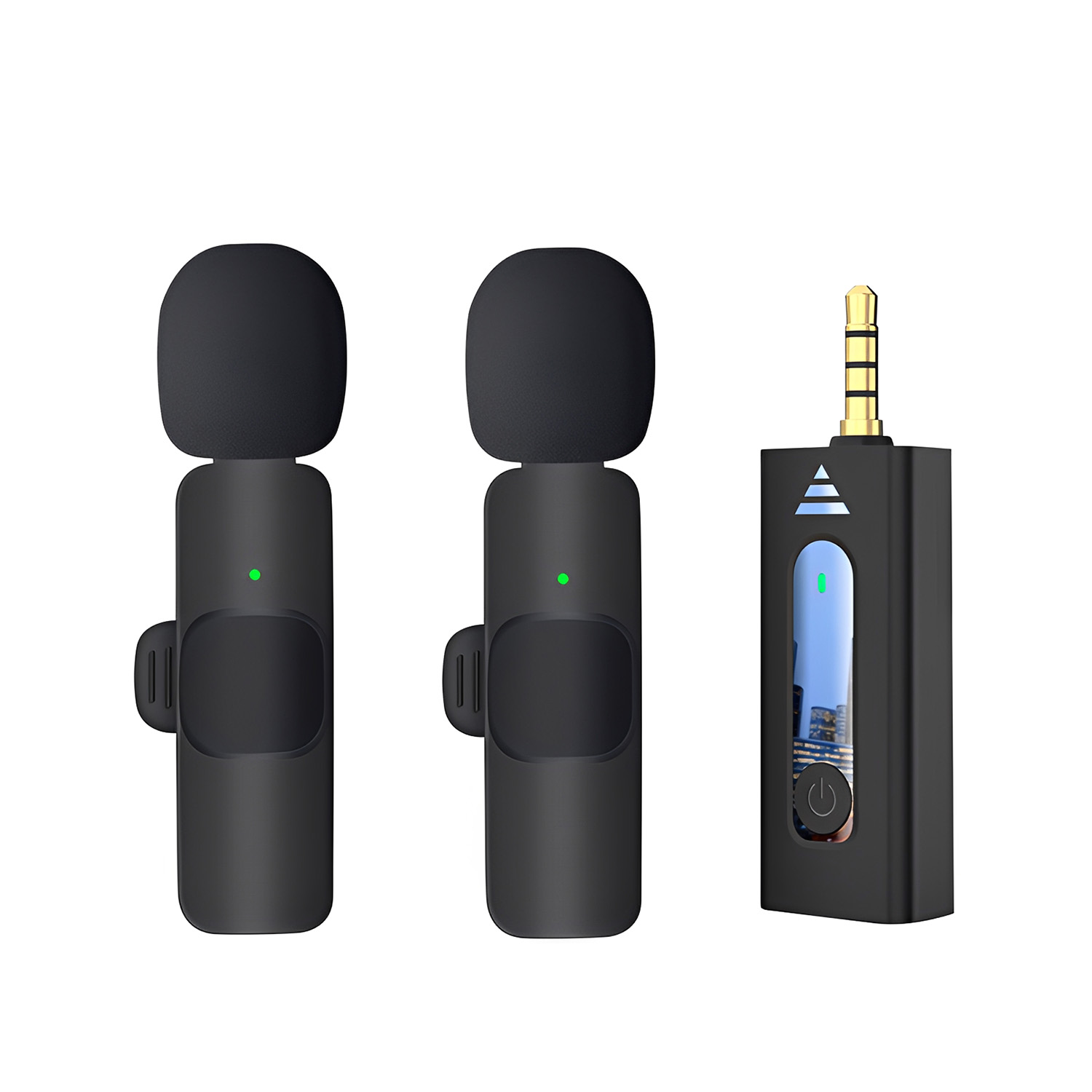 ELEGAUDIO K35 dual wireless lavalier microphone system