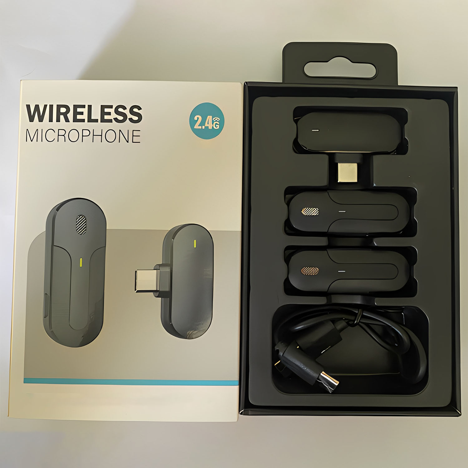 ELEGAUDIO M80 dual wireless lavalier microphone system