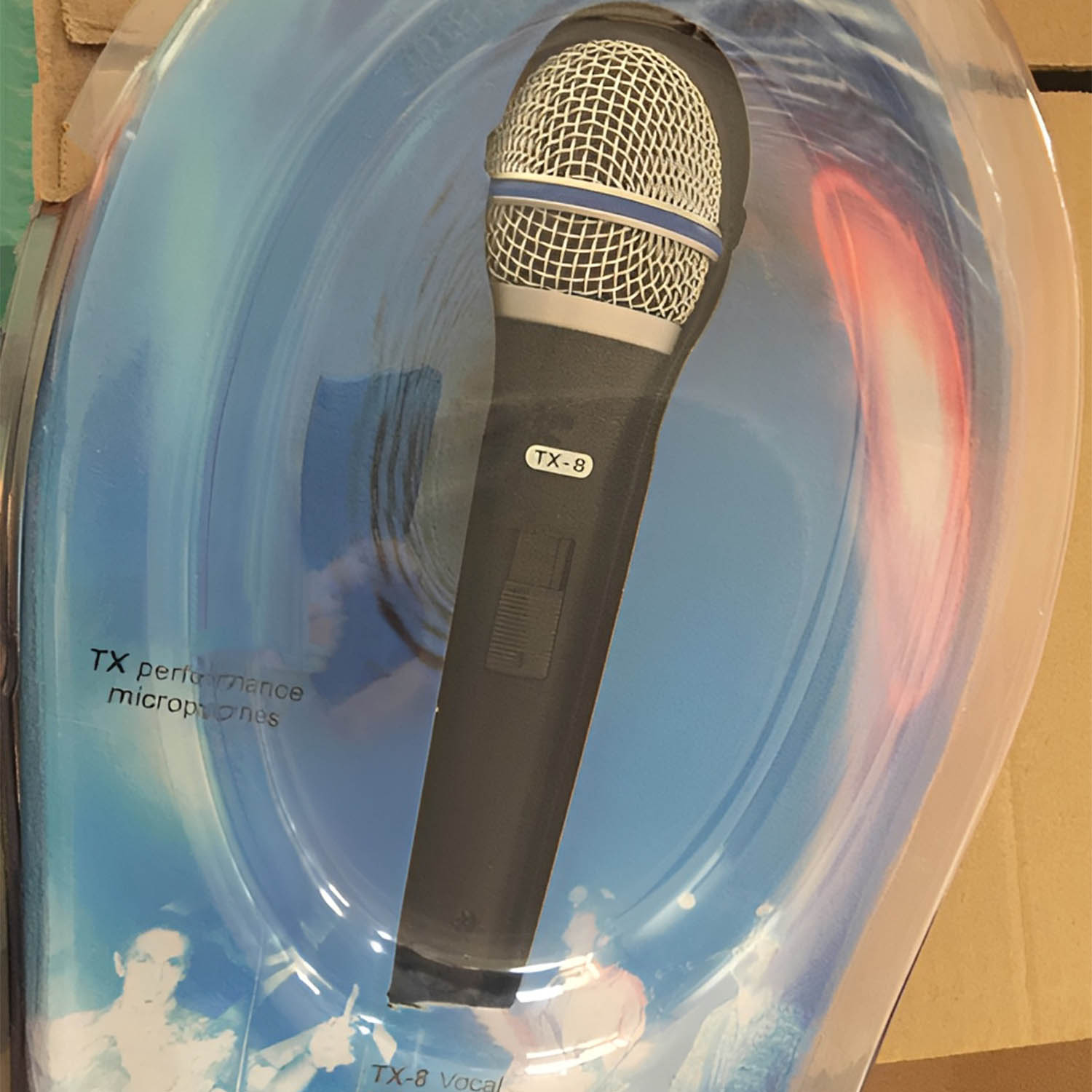 ELEGAUDIO TX-8 cardioid wired dynamic vocal microphone