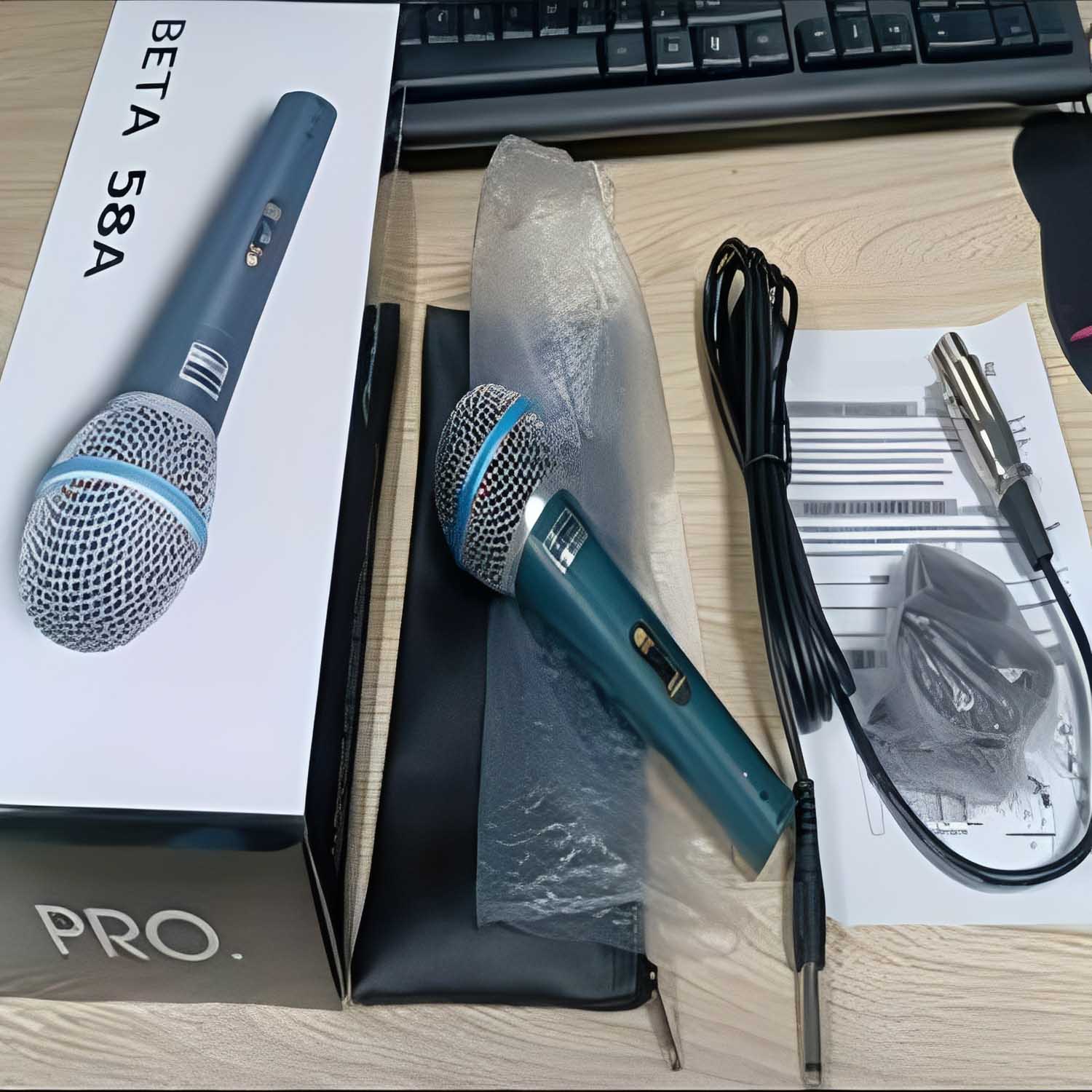 ELEGAUDIO BETA 58A supercardioid wired dynamic vocal microphone view 5