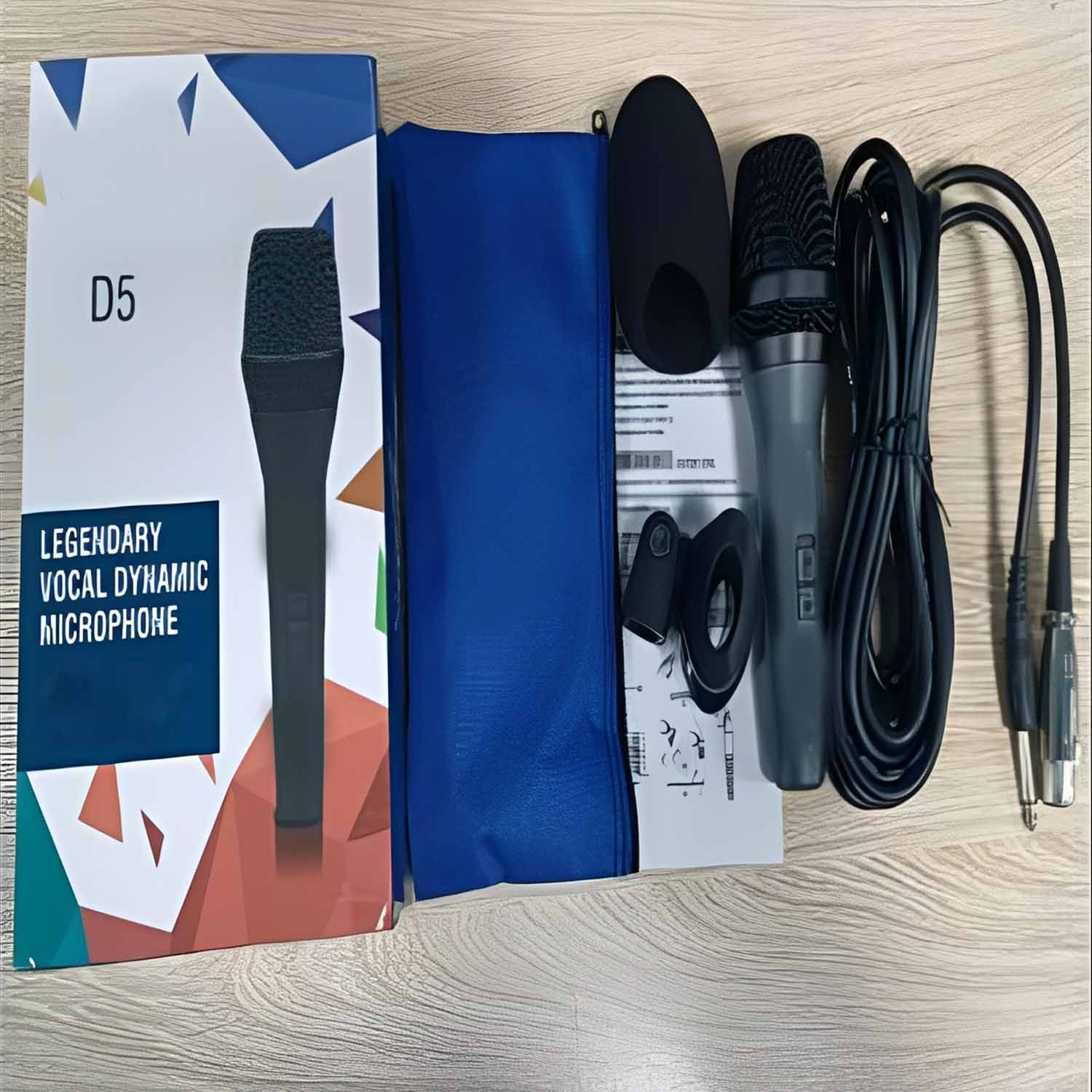 ELEGAUDIO D5 supercardioid wired dynamic vocal microphone view 5