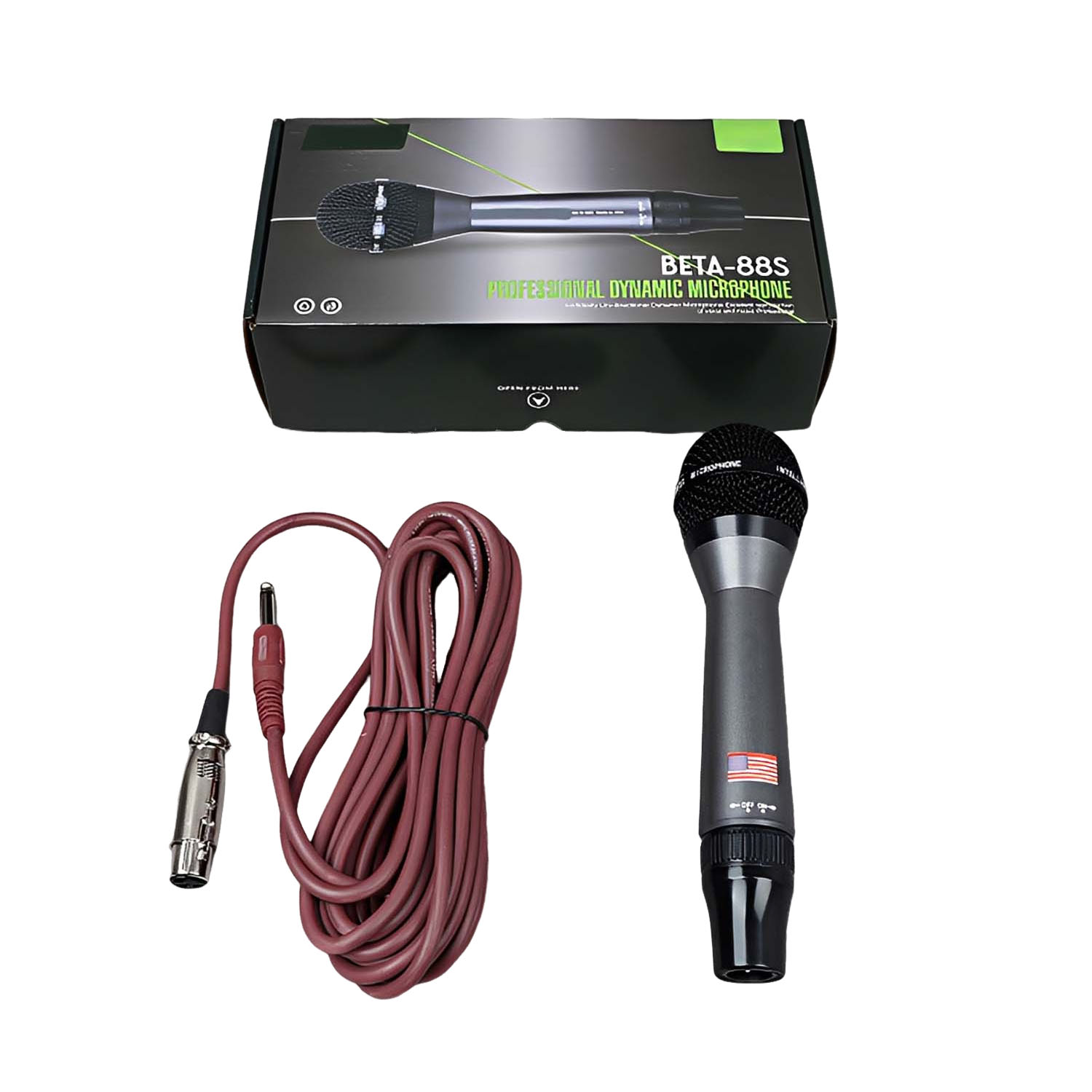ELEGAUDIO VM-88S supercardioid wired dynamic vocal microphone view 1
