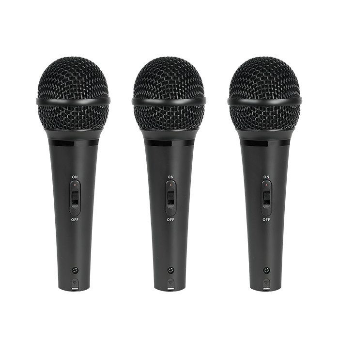 XM1800S Dynamic Handheld Microphone, 3 Pack