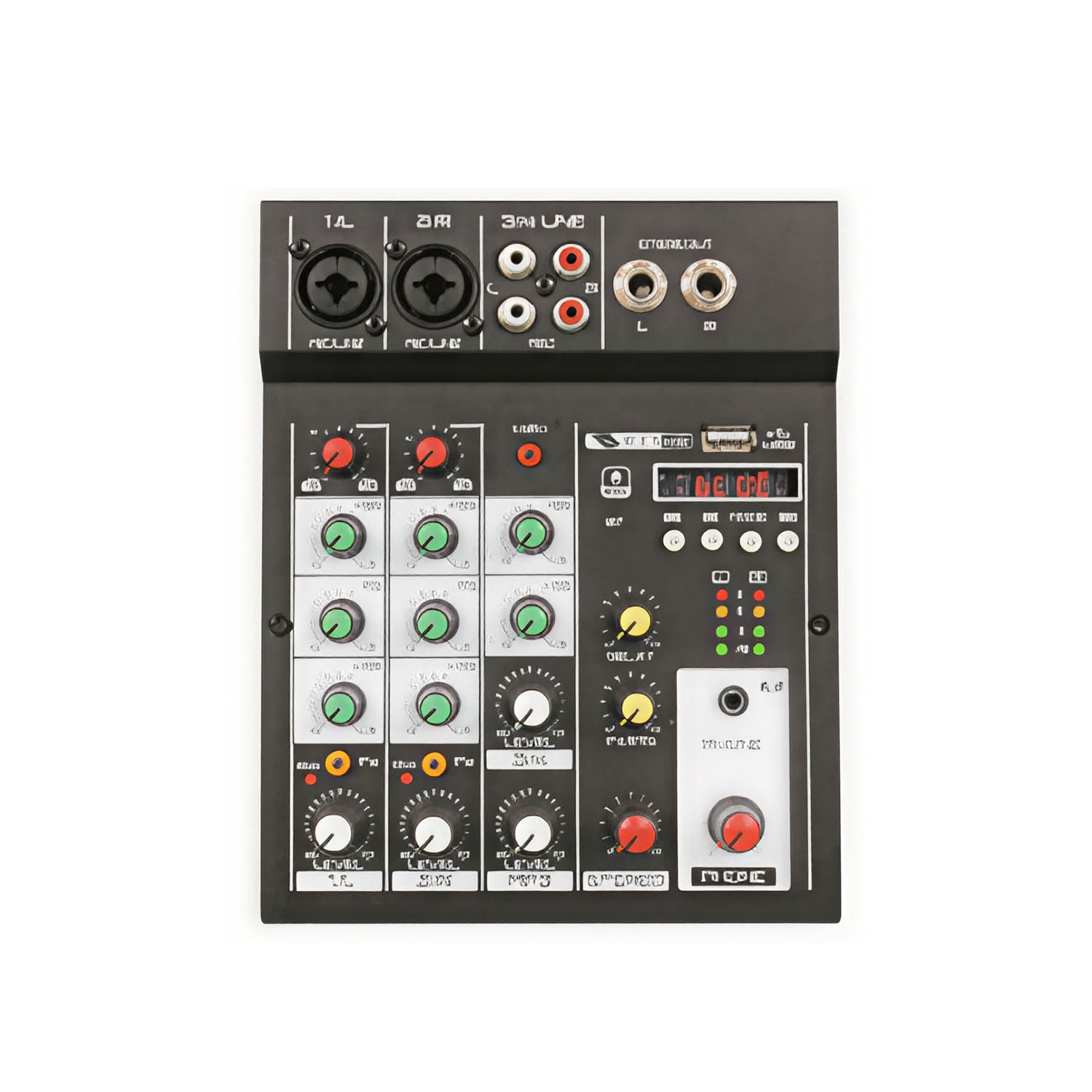 ELEGAUDIO M4U four-channel Bluetooth audio mixer view 1