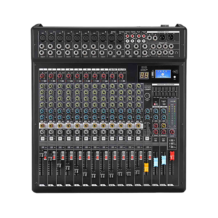 LX1606 16-Channel Professional Mixing Console