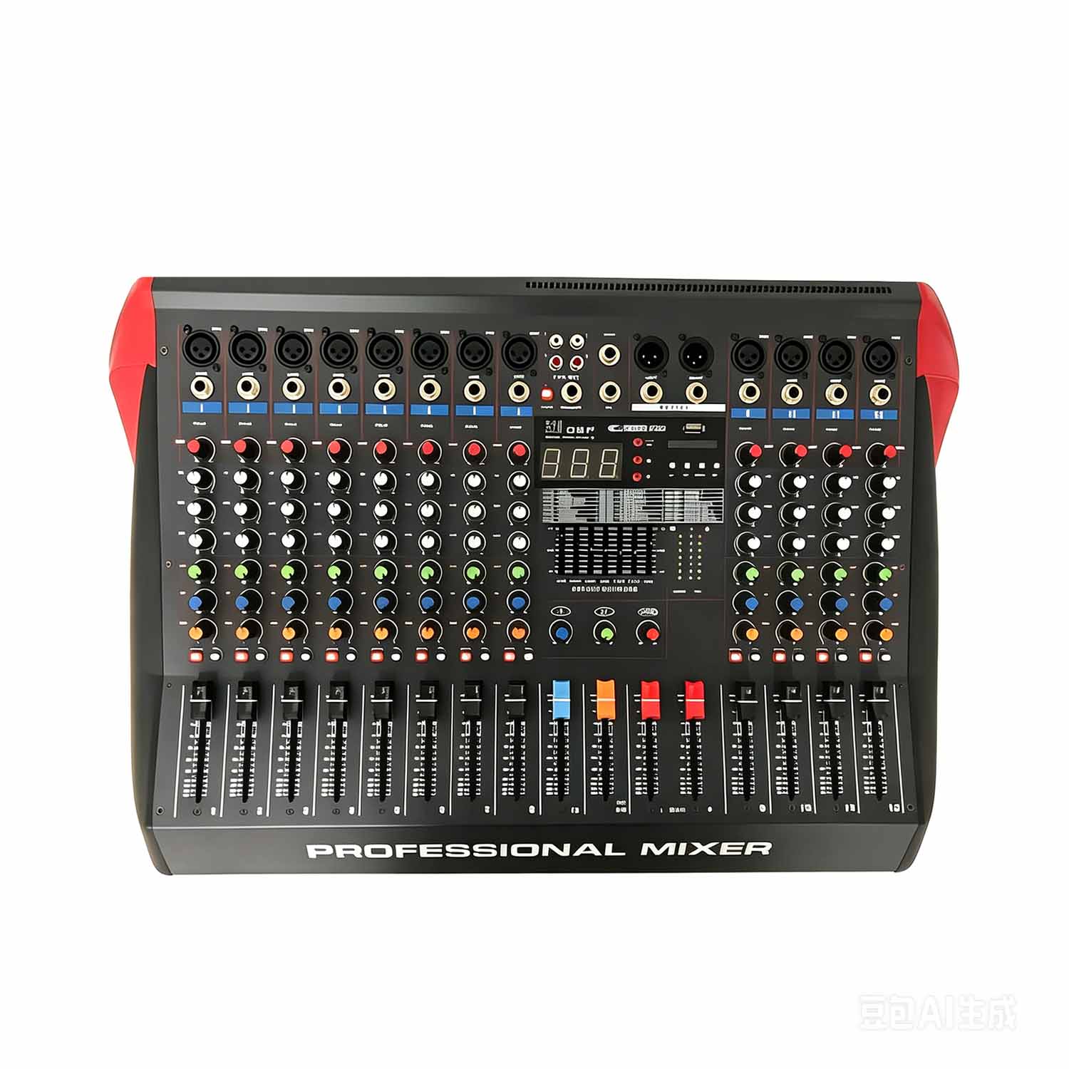 ELEGAUDIO LX-R16 16-channel professional analog mixer view 1