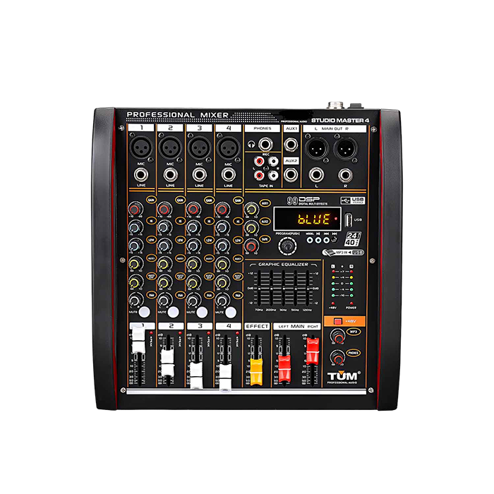 M4-4 4-Channel Professional Mixing Console