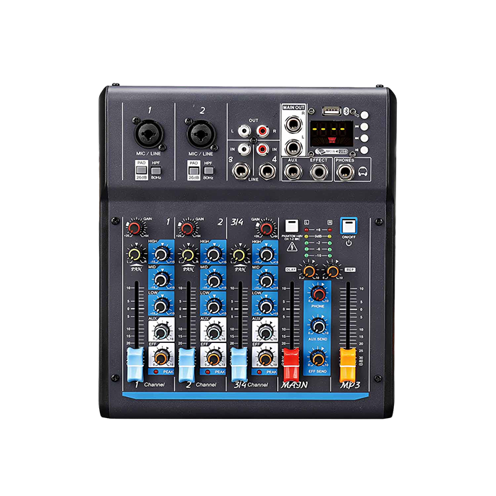 NX4 4-Channel Professional Mixing Console