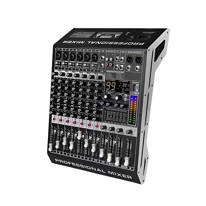 D6 6-Channel Professional Mixing Console