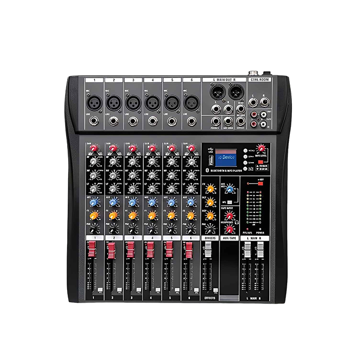 CT6 6-Channel Professional Mixing Console