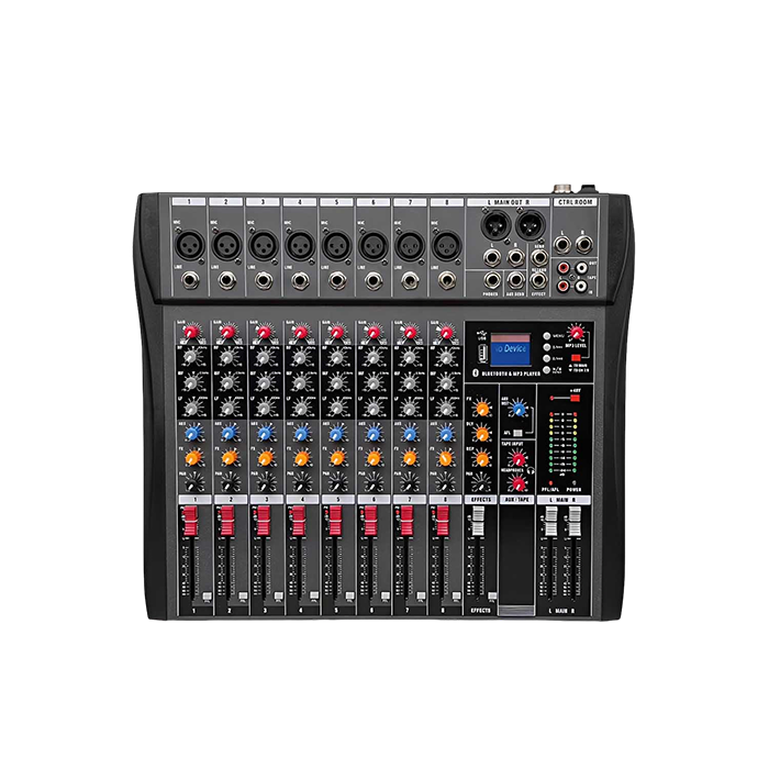 CT8 8-Channel Professional Mixing Console