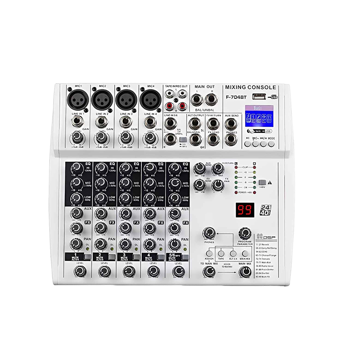 BL-704 Professional Mixing Console