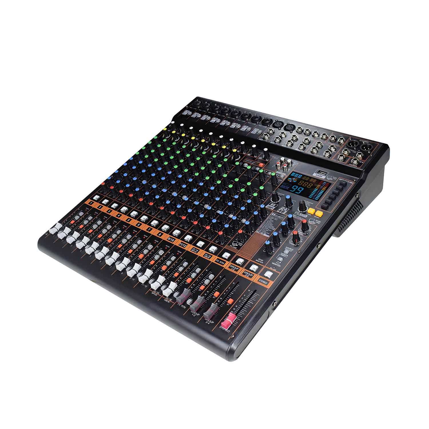 ELEGAUDIO KP-A2404FX 24-channel professional live mixer view 2