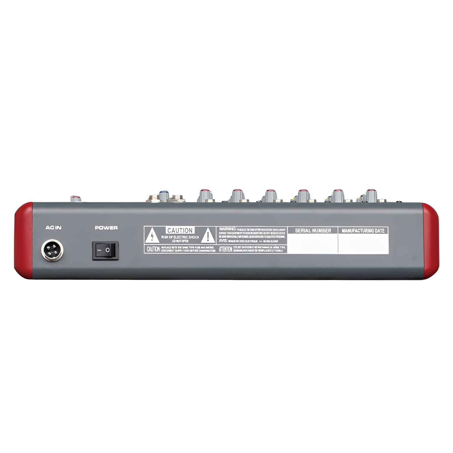 ELEGAUDIO PMX-402 4-channel powered audio mixer view 4