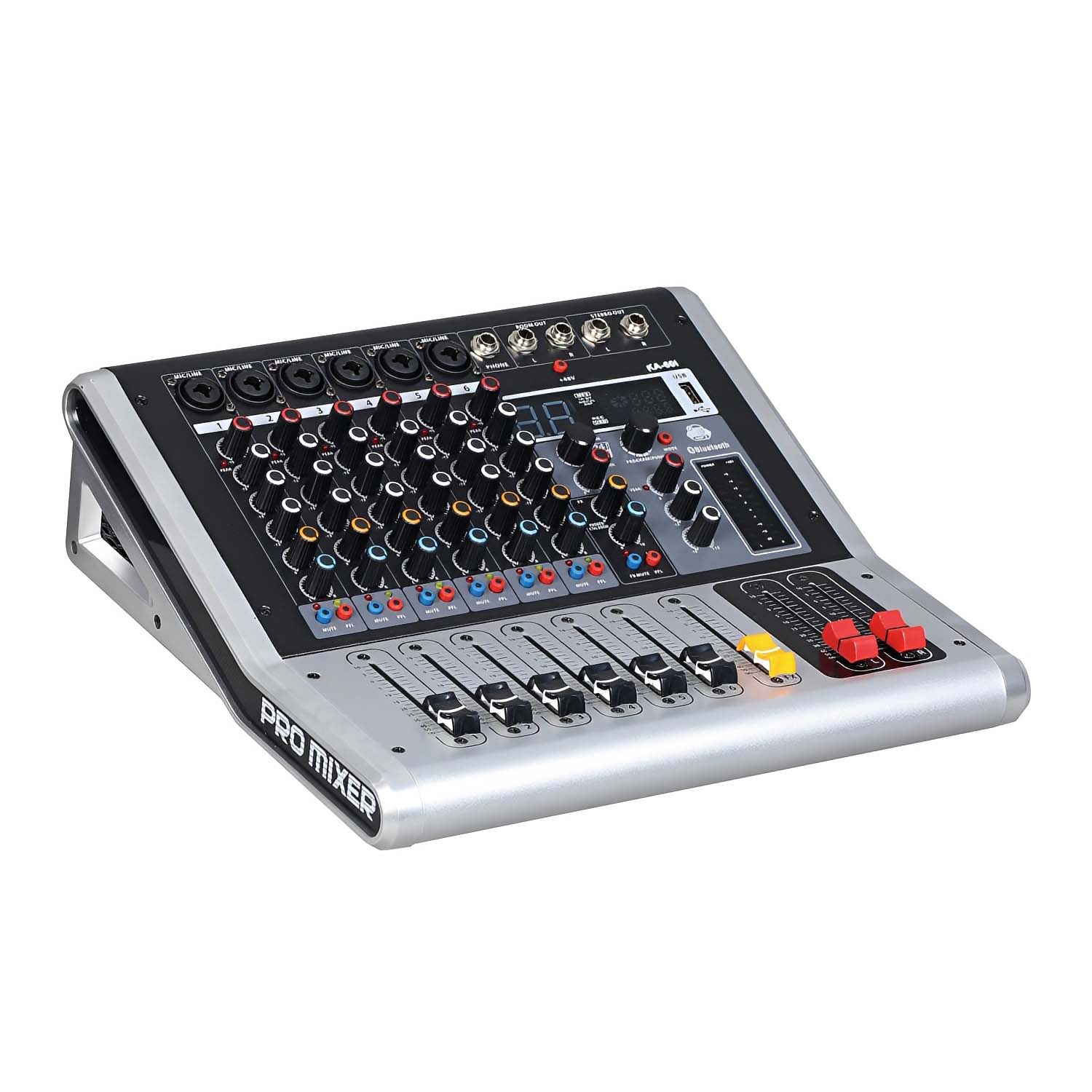 ELEGAUDIO KA-60i 6-channel Bluetooth DSP mixer view 3