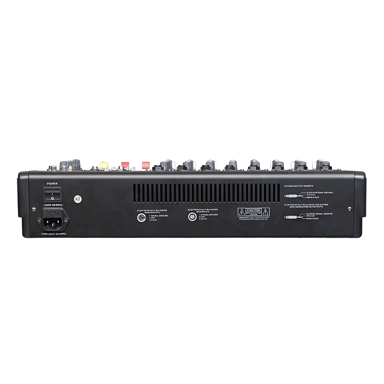 ELEGAUDIO PMX1608 16-channel powered mixing console view 4