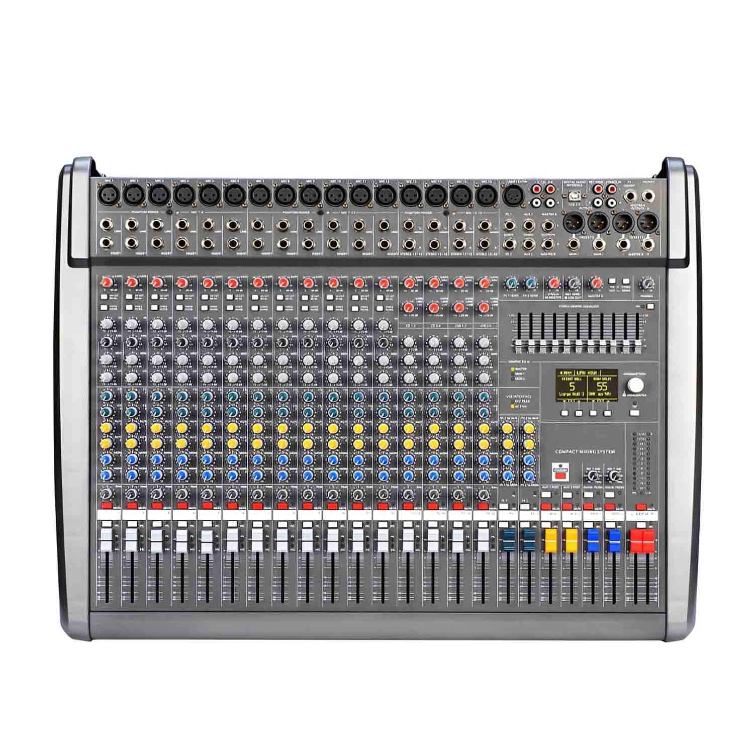 ELEGAUDIO CMS1600-3 16-channel USB professional mixer view 1