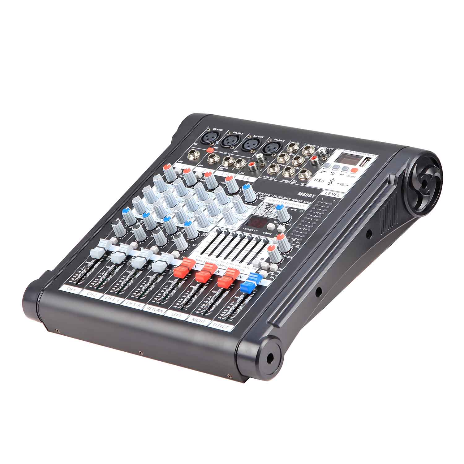 ELEGAUDIO M800T 6-channel USB Bluetooth mixer view 2