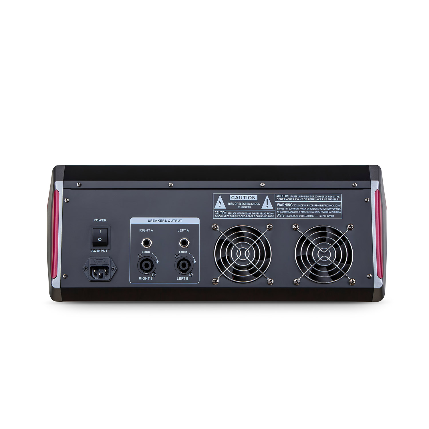 ELEGAUDIO VX-160 16-channel powered mixing console view 3