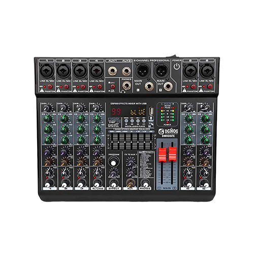 DMK06FX 6-Channel Professional Mixing Console