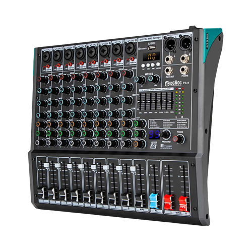 PA-8 8-Channel Professional Mixing Console
