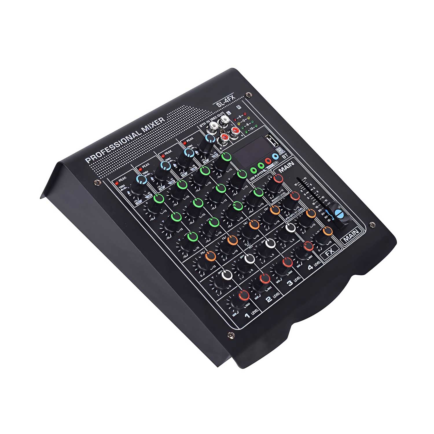 SL-4FX four channel professional mixing console view 2