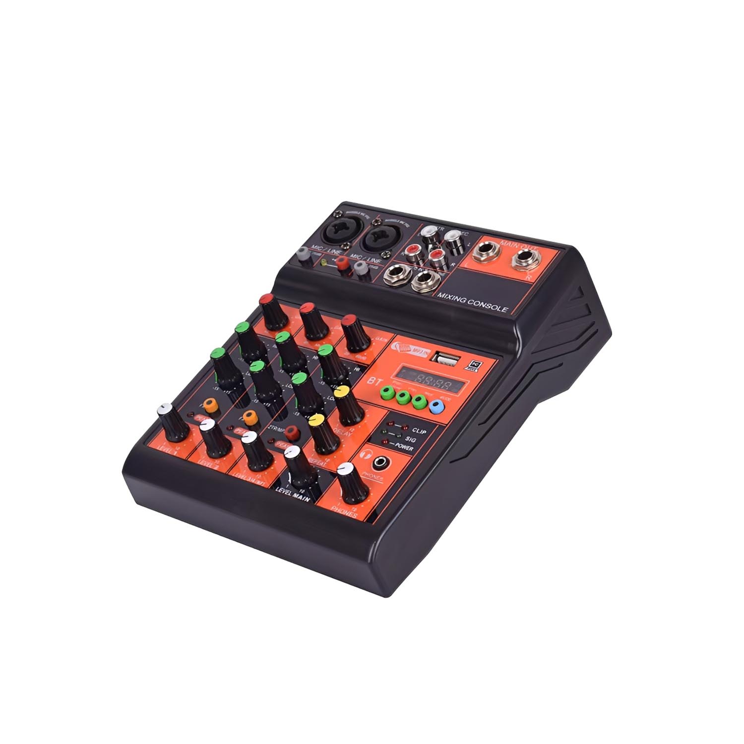 SK-4FX four channel professional mixing console view 3
