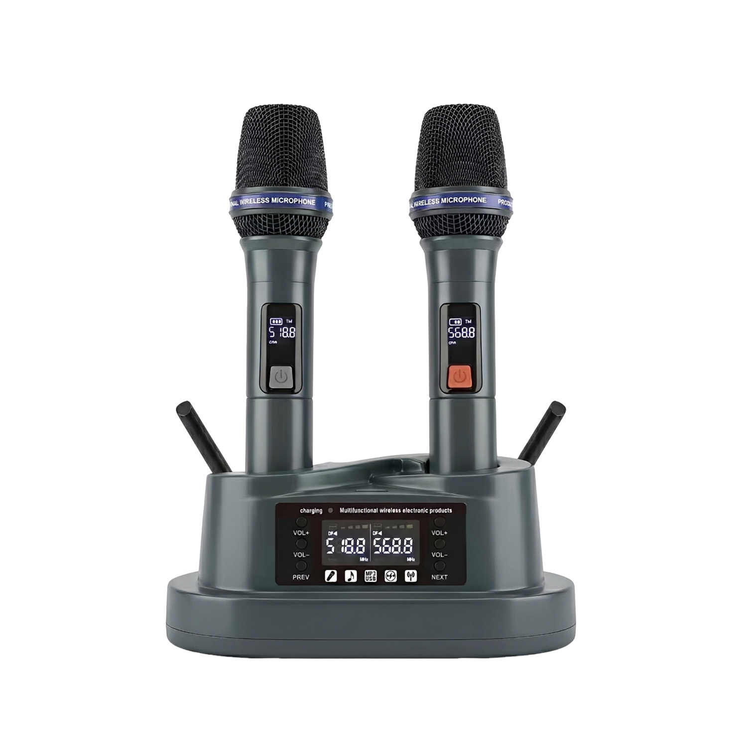 2600 rechargeable digital wireless microphone view 1