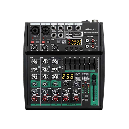 BMG-04U 4-Channel Professional Mixing Console
