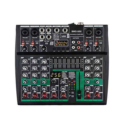 BMG-06U 6-Channel Professional Mixing Console