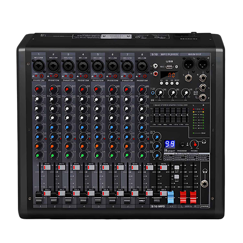 BP10 10-Channel Professional Mixing Console