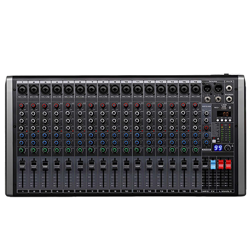 Q-16 16-Channel Professional Mixing Console