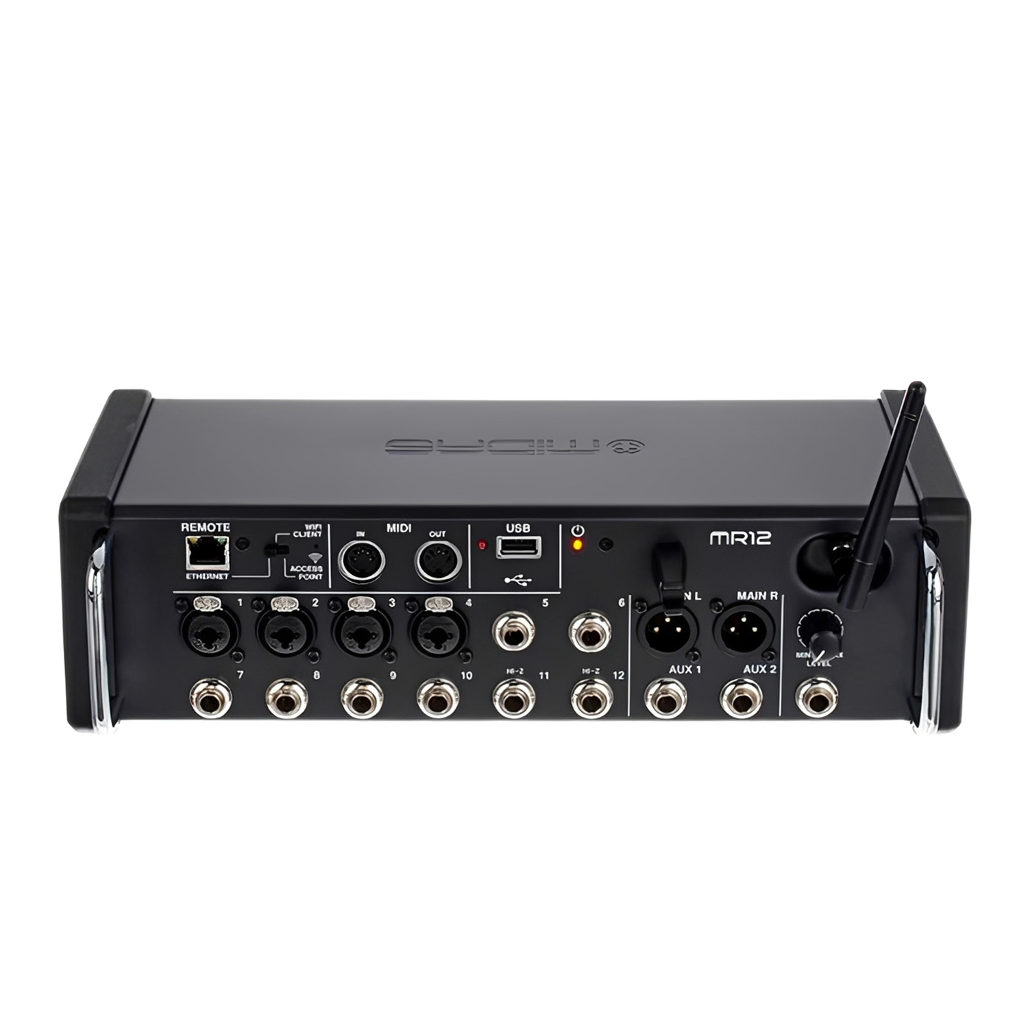 MR12 12 channel rack digital mixer view 1