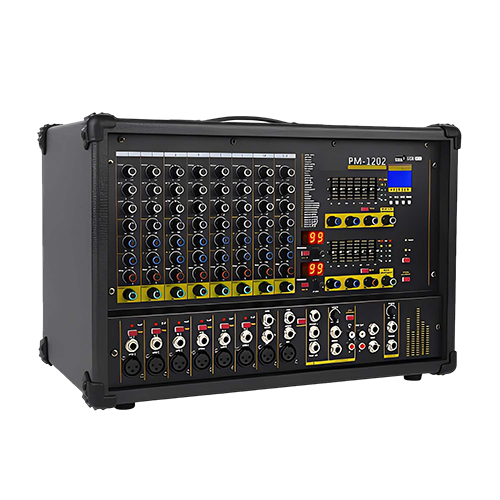 PM-1202 10-Channel Professional Amplifier Mixing Console