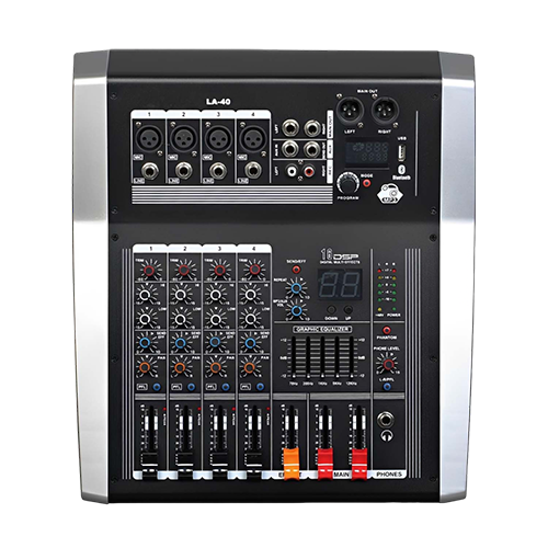 LA-40 Professional Amplifier Mixing Console