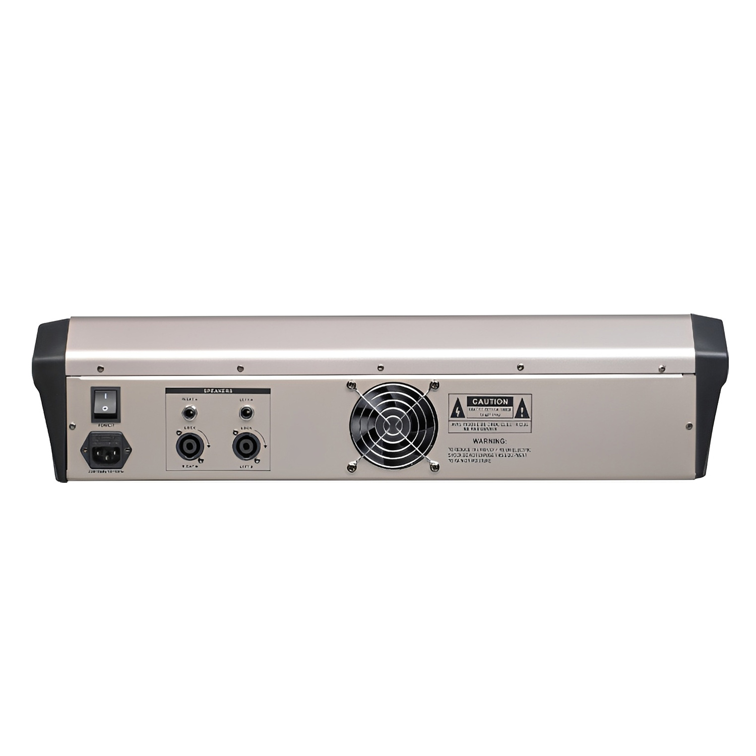 LV-60 professional powered mixing console view 4