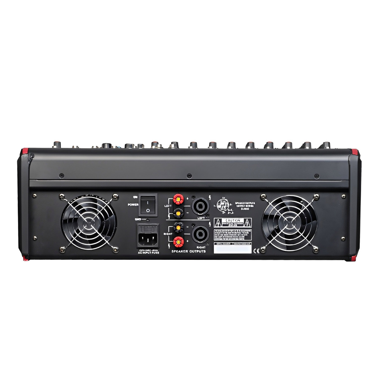 YG-160 professional powered mixing console view 4