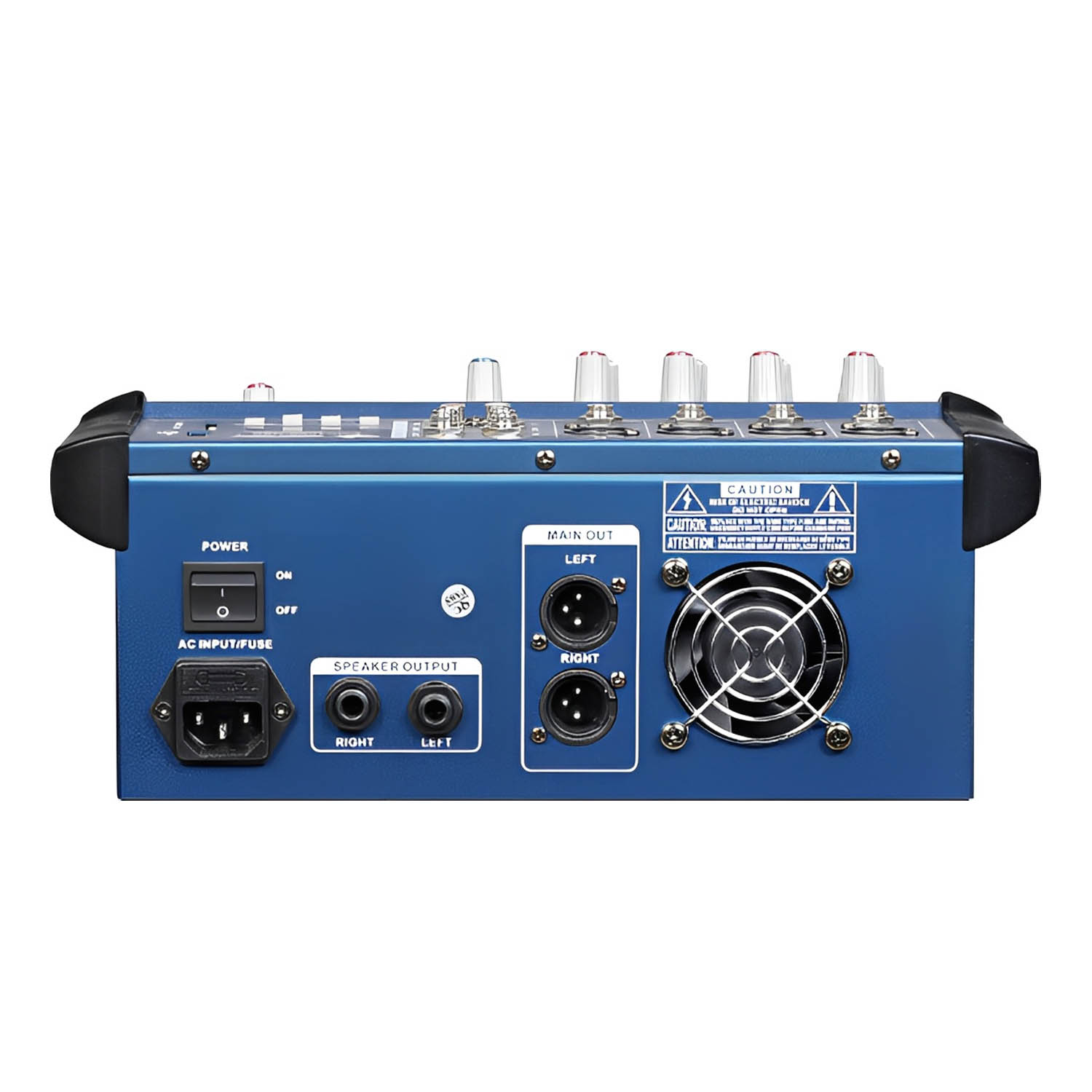 PMX-1202D professional powered mixing console view 4