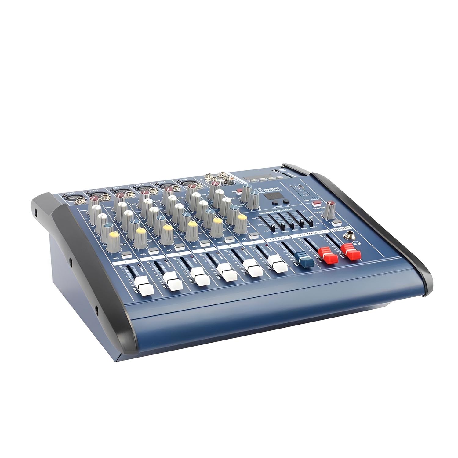 PMX-802D professional powered mixing console view 3