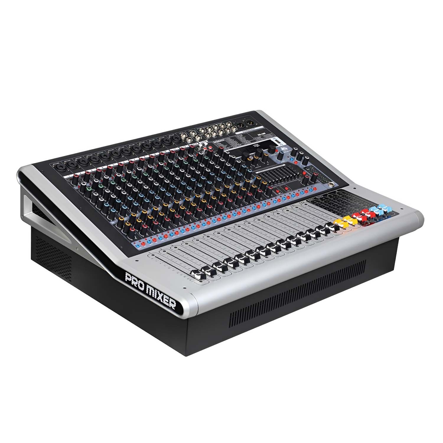KC-160 professional powered mixing console view 3