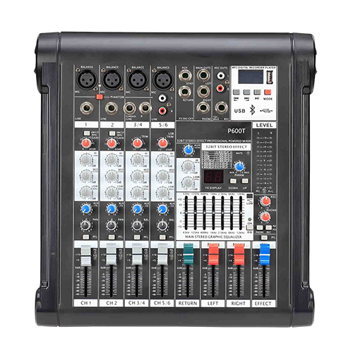 P600T Professional Audio Mixer