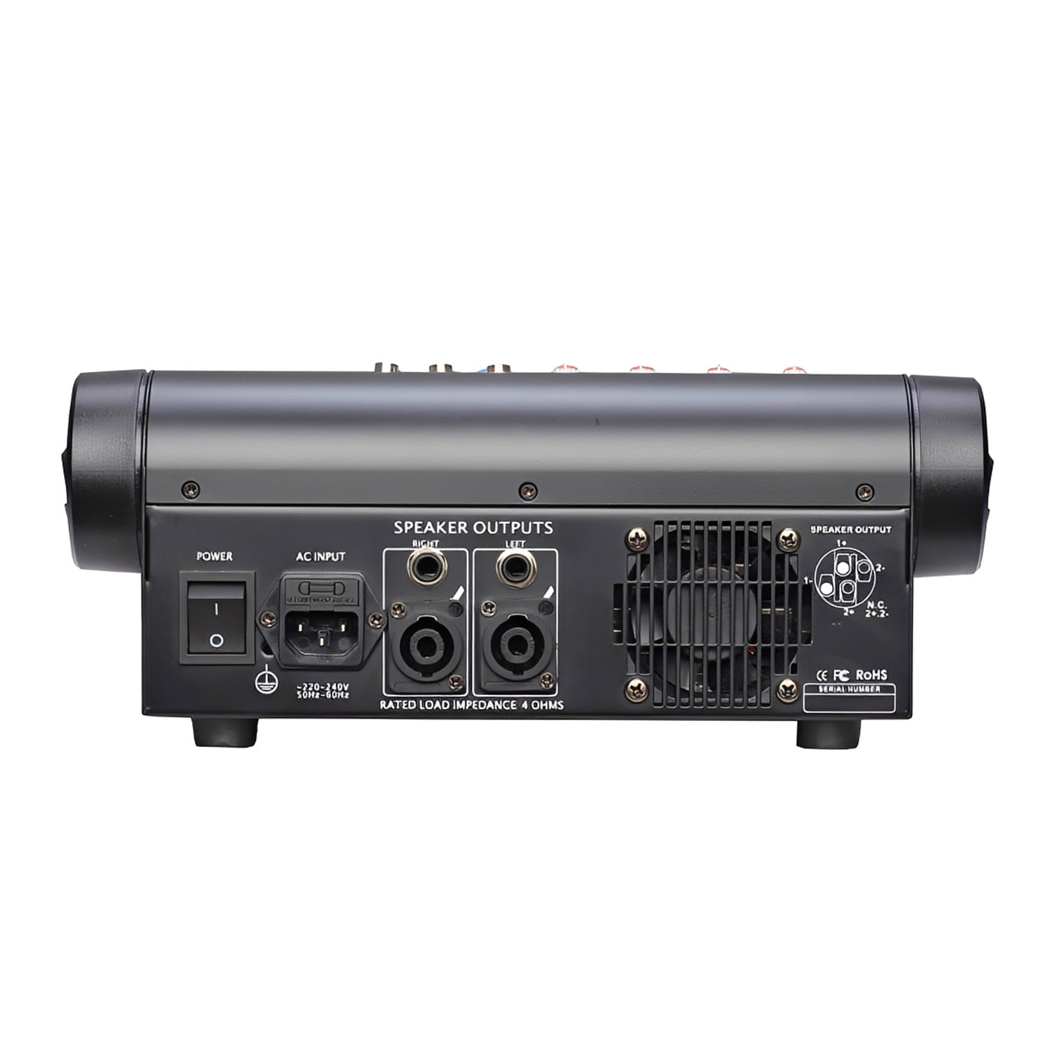 P600T professional powered audio mixer view 3
