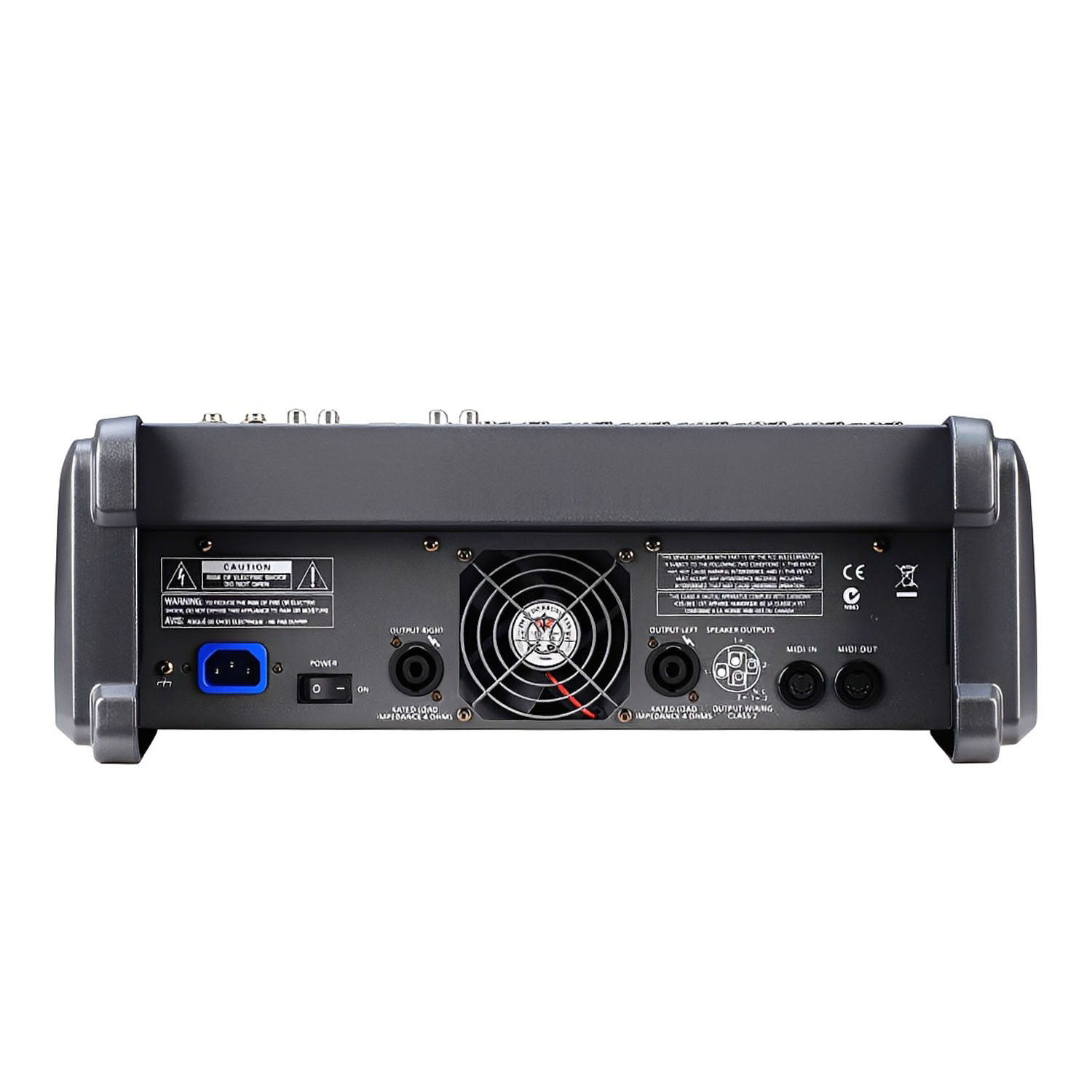 PM600-3 professional powered audio mixer view 3