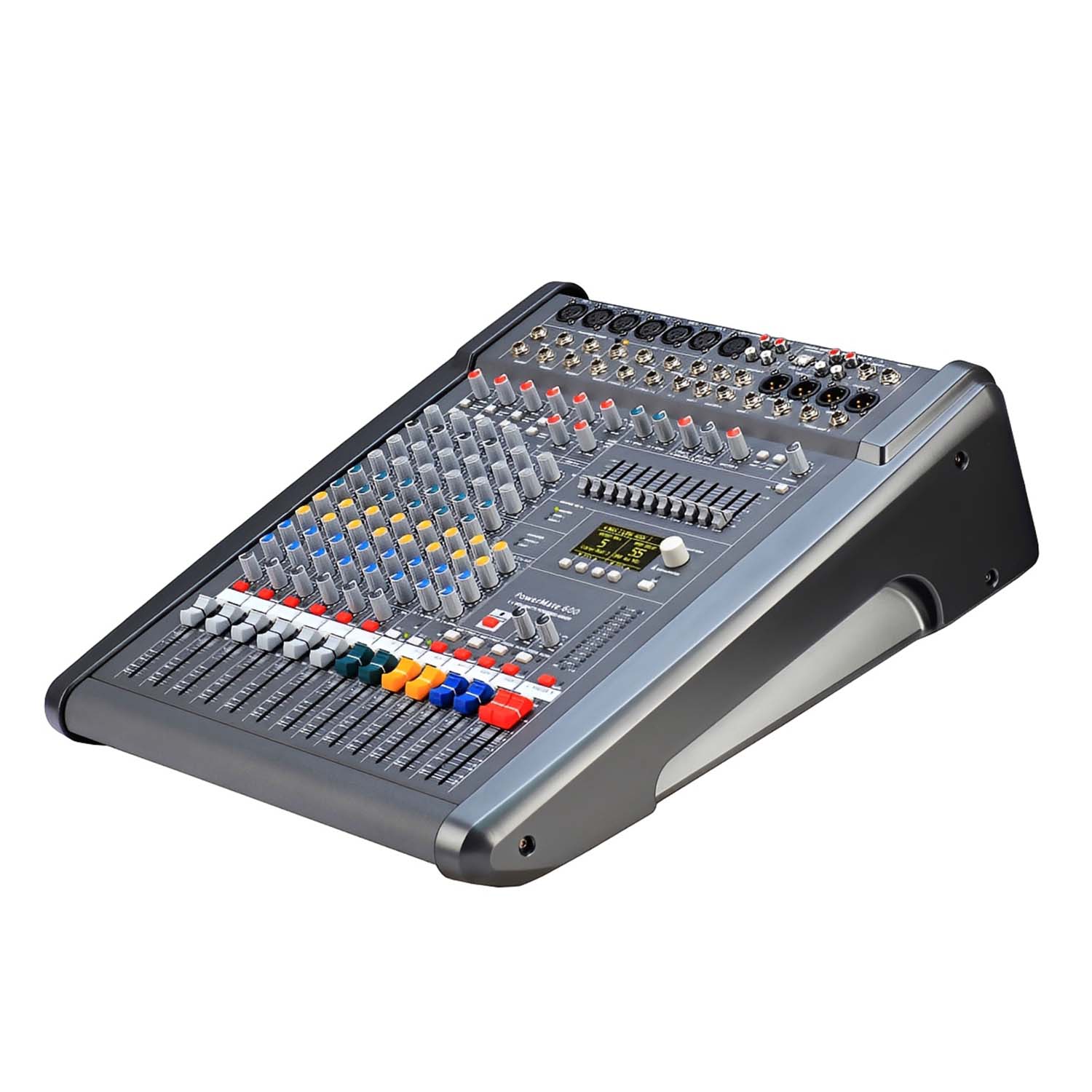 PM600-3 professional powered audio mixer view 2